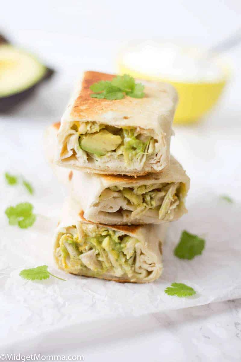 Chicken and Avocado Burrito