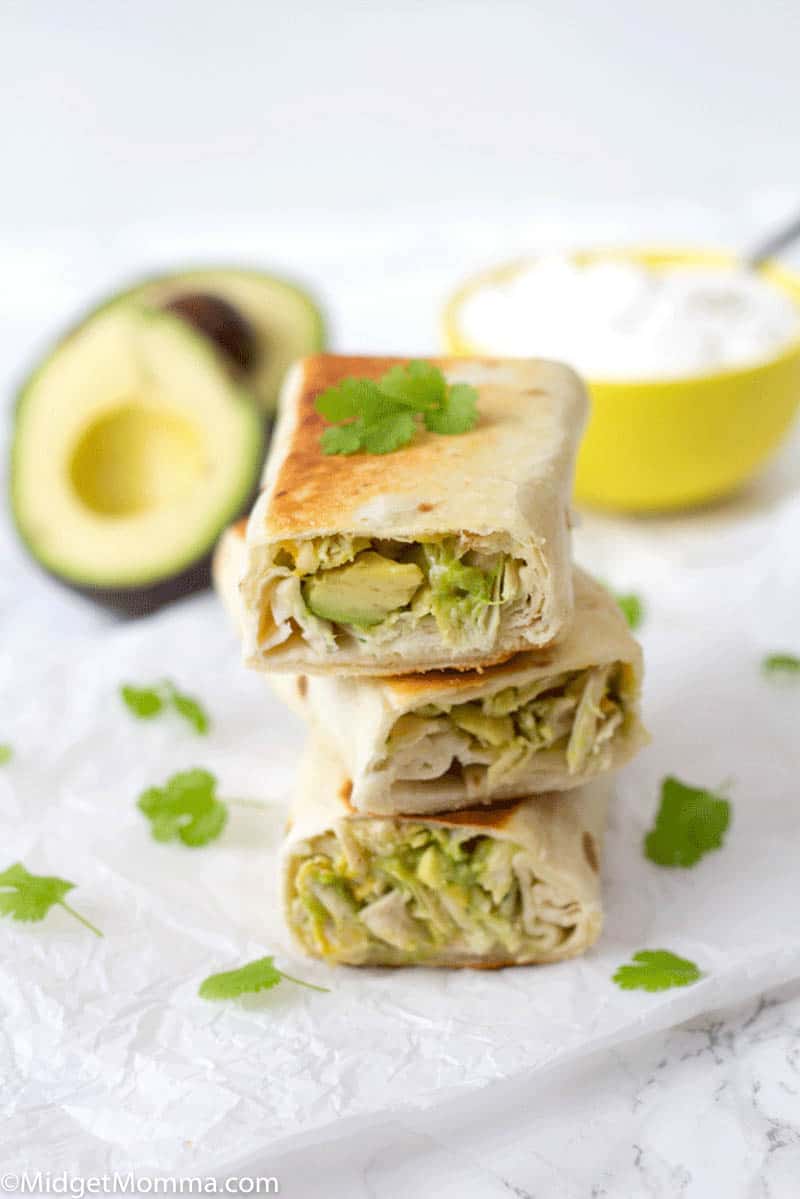 Chicken Avocado Burrito