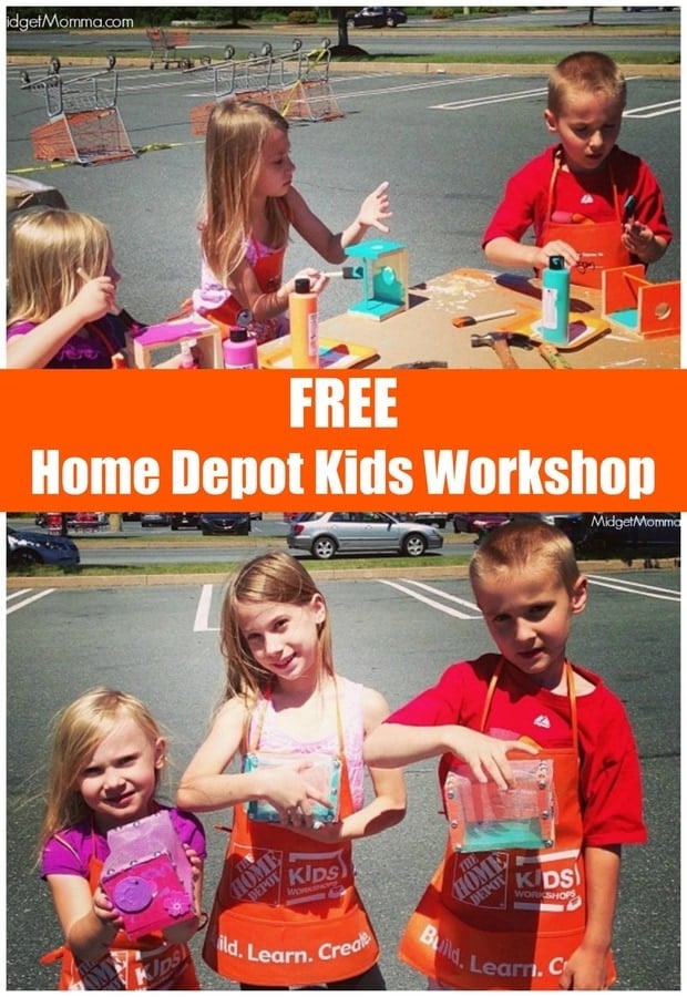 FREE Home Depot Kids Workshops • MidgetMomma