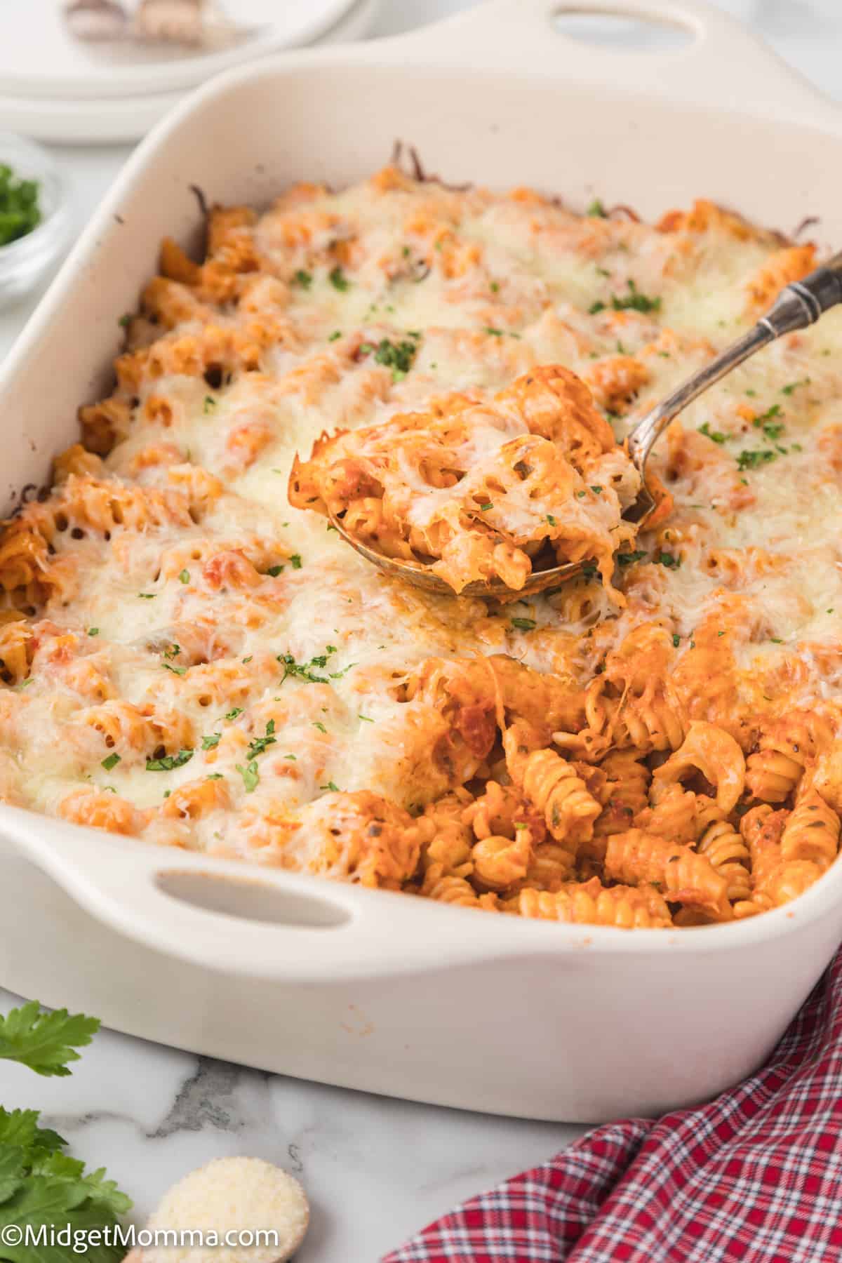 Pink Sauce Pasta Bake Recipe