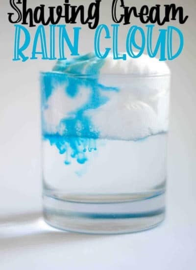 Rain Cloud science experiment