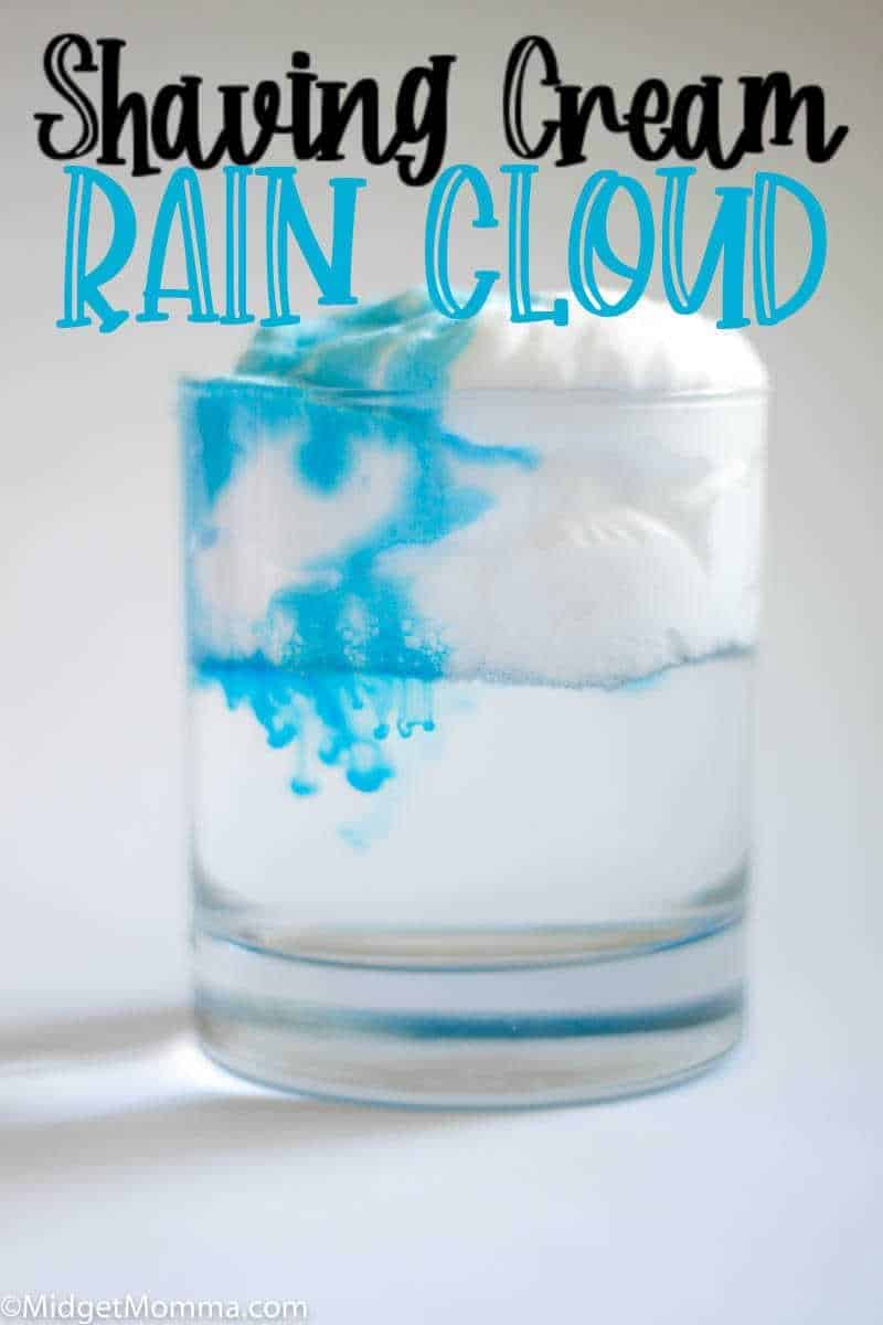 Rain Cloud science experiment