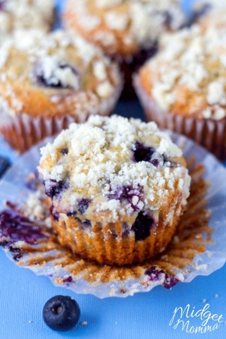 healthy blueberry muffins