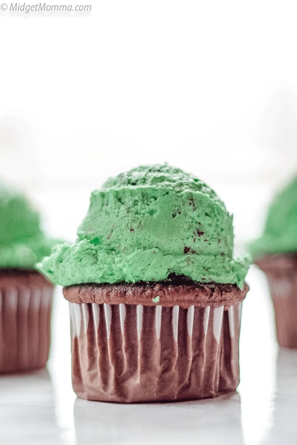 mint chocolate chip buttercream frosting