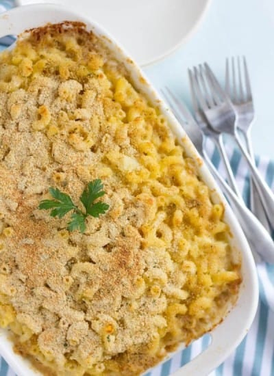 white cheddar macaroni and cheese