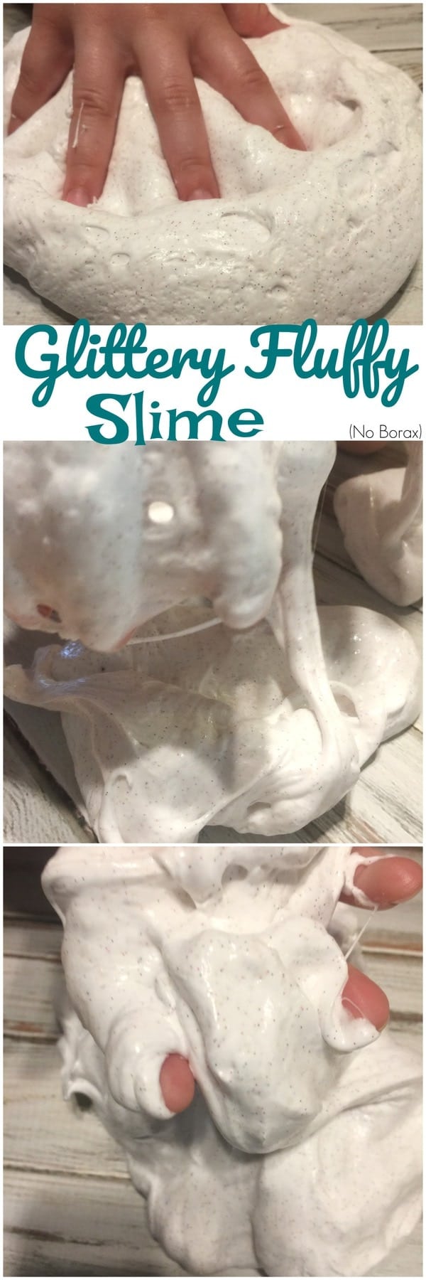 Easy Glittery Fluffy Slime (No Borax) • MidgetMomma Easy Glittery Fluffy Slime (No Borax) • MidgetMomma