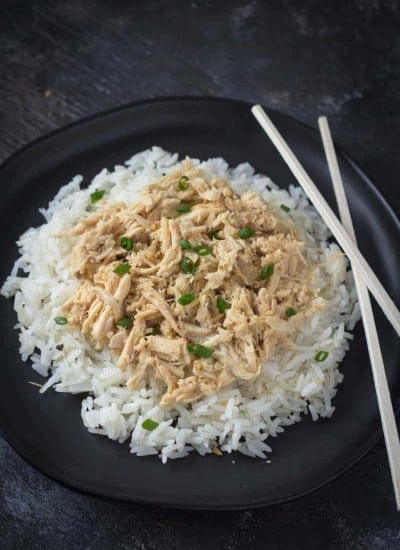 Slow Cooker Garlic Ginger Chicken