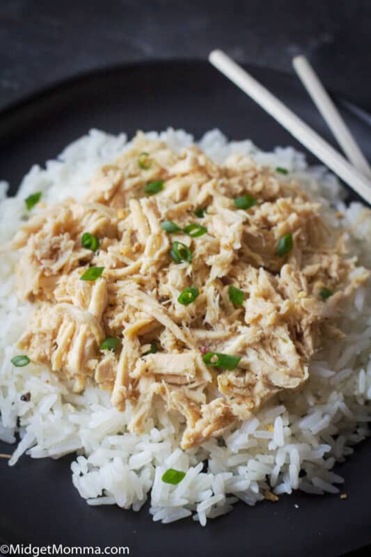 Slow Cooker Garlic Ginger Chicken • MidgetMomma