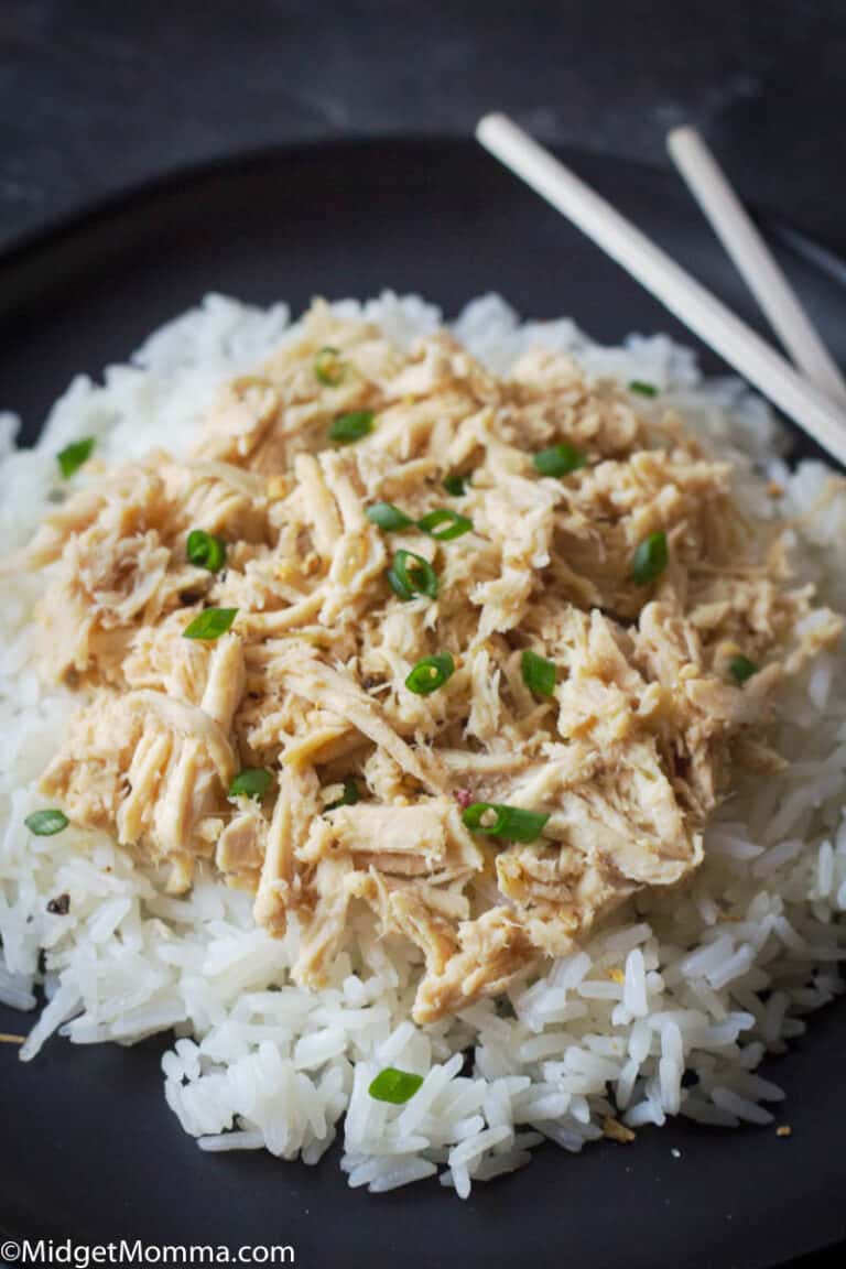 Slow Cooker Garlic Ginger Chicken • MidgetMomma