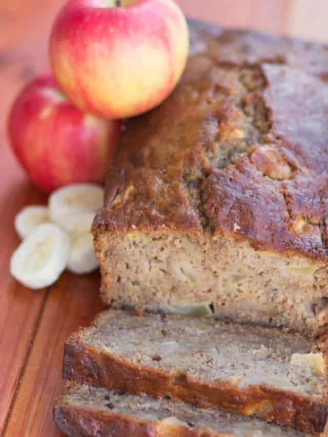 Banana Apple Bread Recipe • MidgetMomma