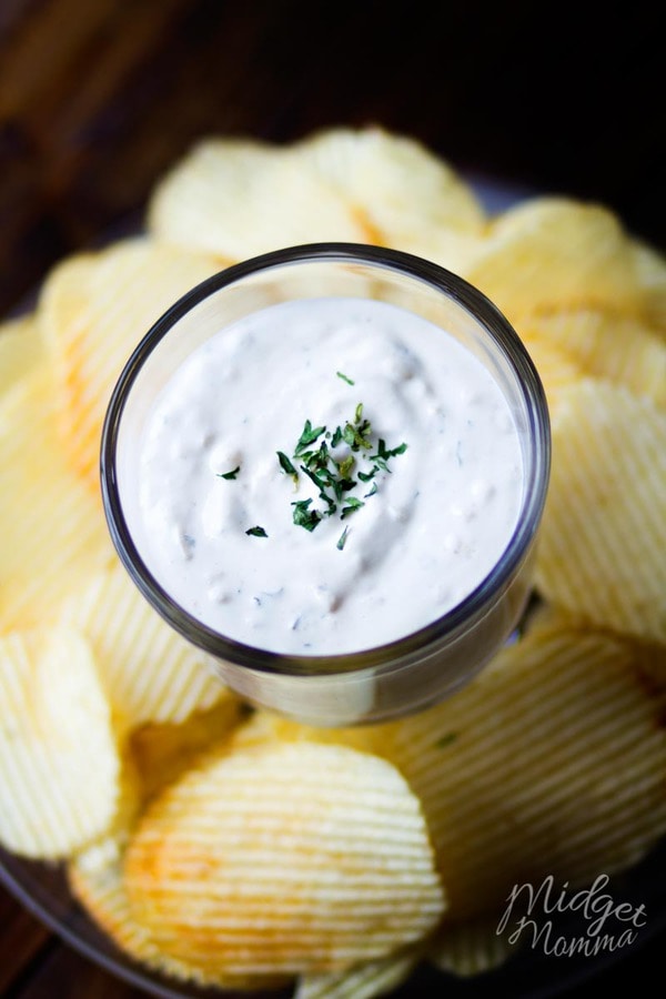 homemade onion dip