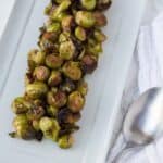 Apple Cider Roast Brussel Sprouts