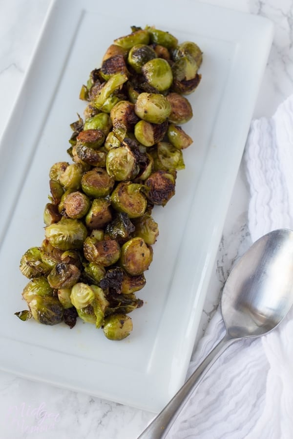 Apple Cider Roast Brussel Sprouts