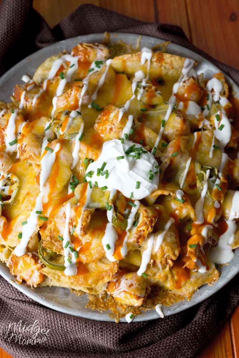 Buffalo Chicken Nachos