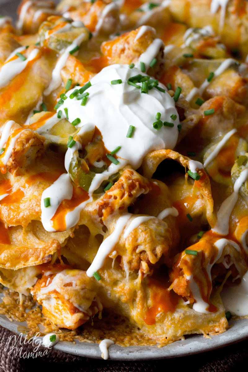 hot chicken nachos