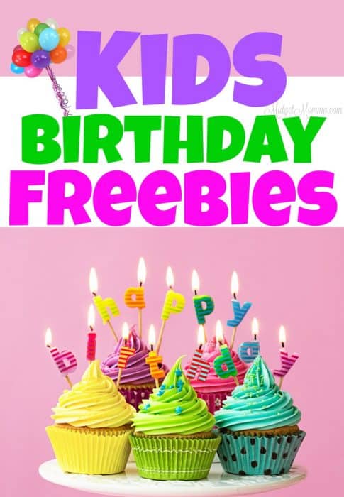 Kids Birthday Freebies