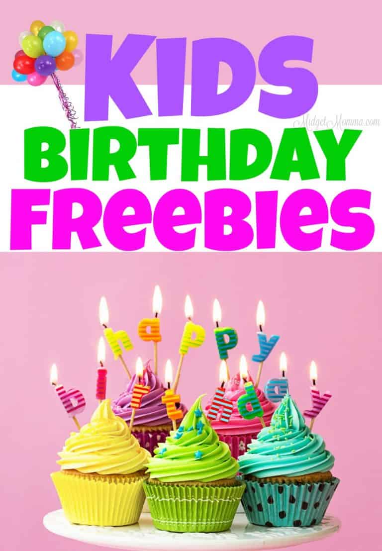Kid Birthday Freebies 2025 Near Me James Taylor