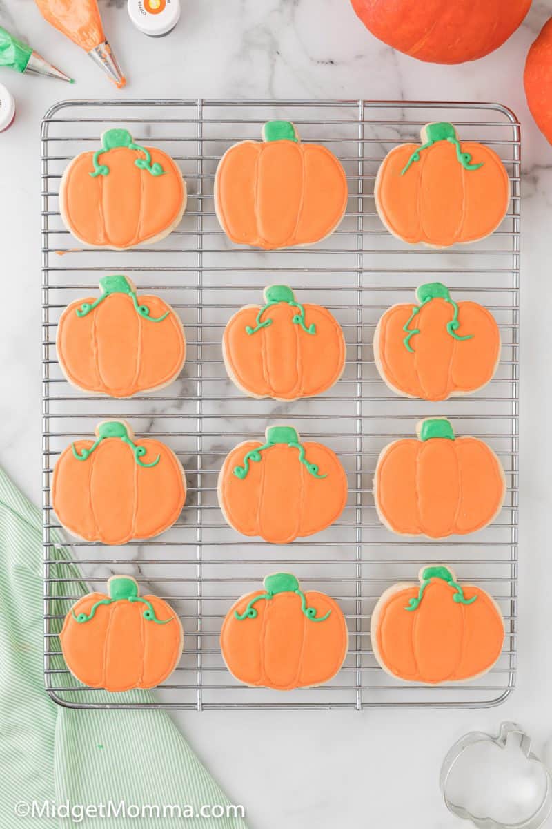 Pumpkin Sugar Cookies