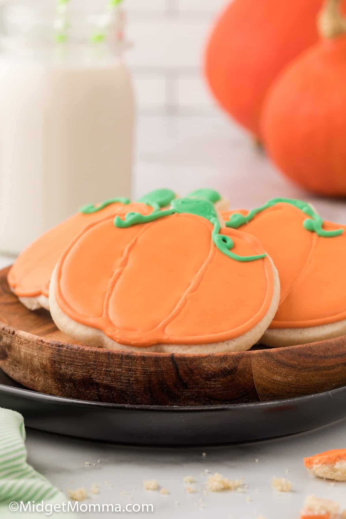 Pumpkin Sugar Cookies