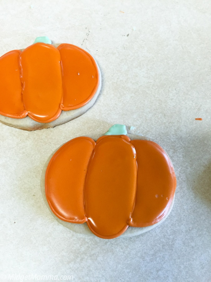 Pumpkin Sugar Cookies with Homemade Royal Icing With homemade Cookies