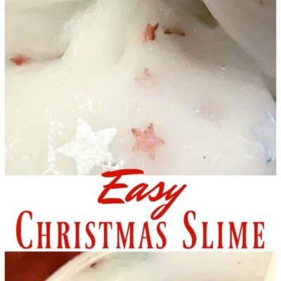 Clear homemade slime recipe in a slime swirl