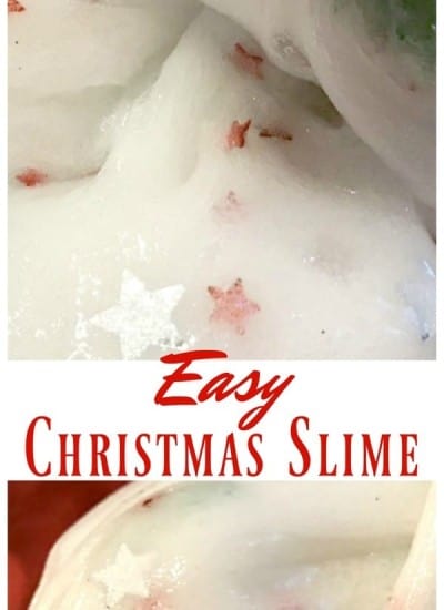 Clear homemade slime recipe in a slime swirl