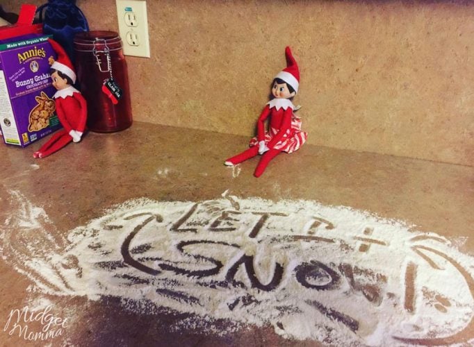 Elf on the Shelf Kitchen Ideas