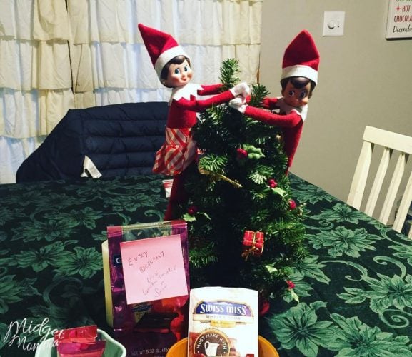 Elf on the Shelf Kitchen Ideas