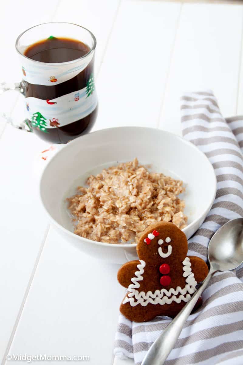 Gingerbread Oatmeal Recipe (Done in 10 minutes!)