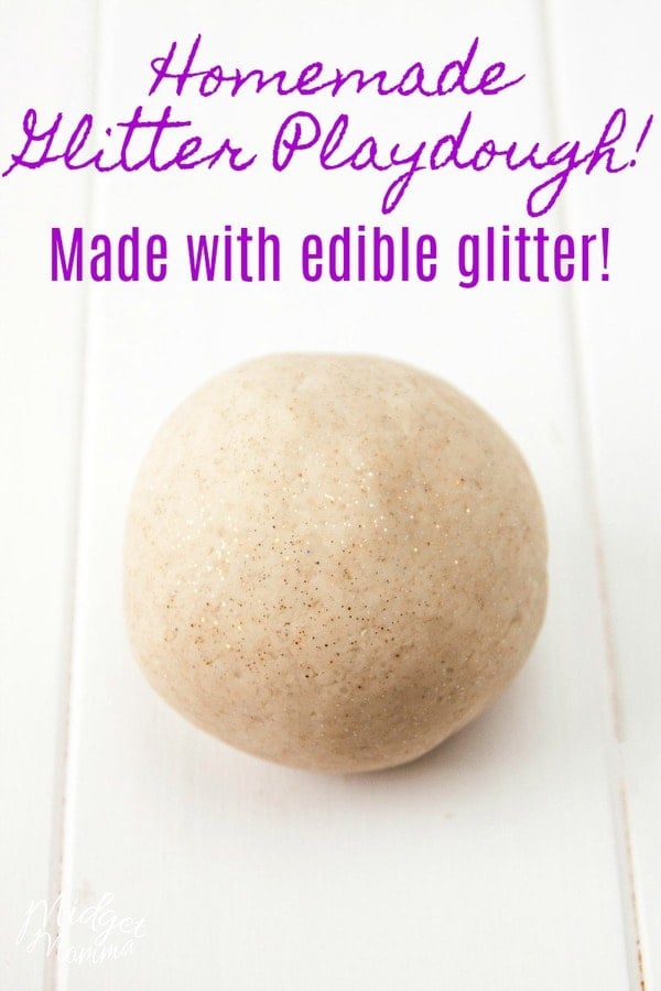 Glitter playdough