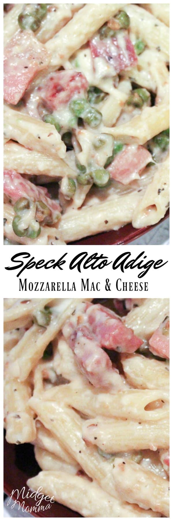 Speck Alto Adige Mozzarella Mac & Cheese • MidgetMomma