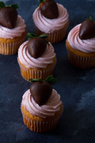 strawberry cupcake