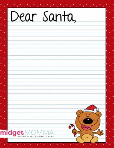 FREE Santa Letter Printables - 5 Designs to pick from! • MidgetMomma