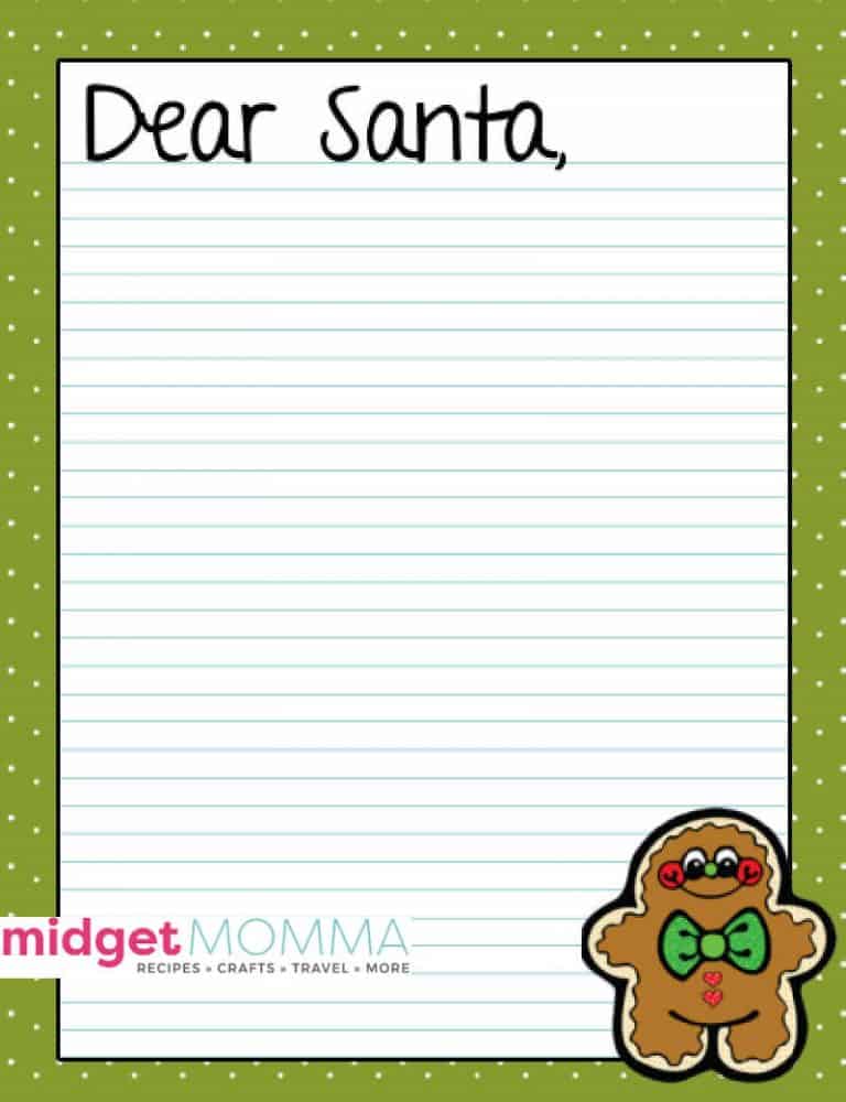 FREE Santa Letter Printables - 5 Designs to pick from! • MidgetMomma