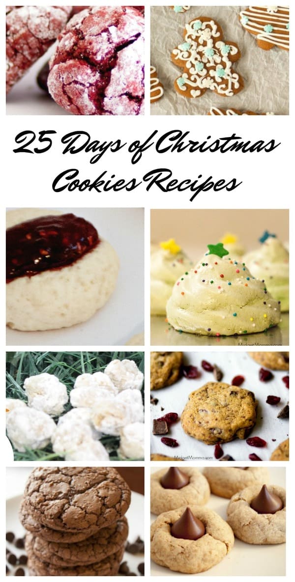 25 Days of Christmas Cookies Recipes • MidgetMomma