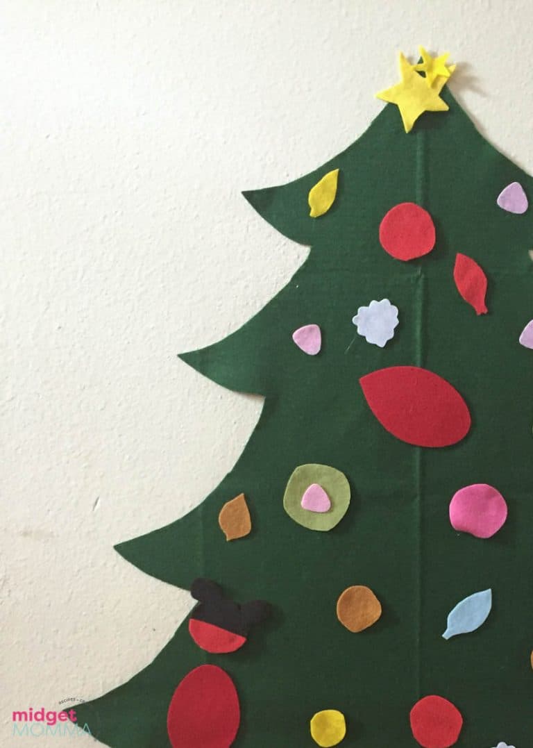 How to Make a DIY Felt Christmas Tree • MidgetMomma