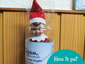 How to put Elf on the Shelf in water bottle