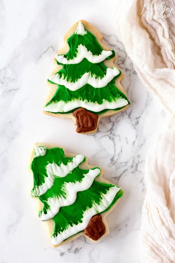 christmas tree cookie
