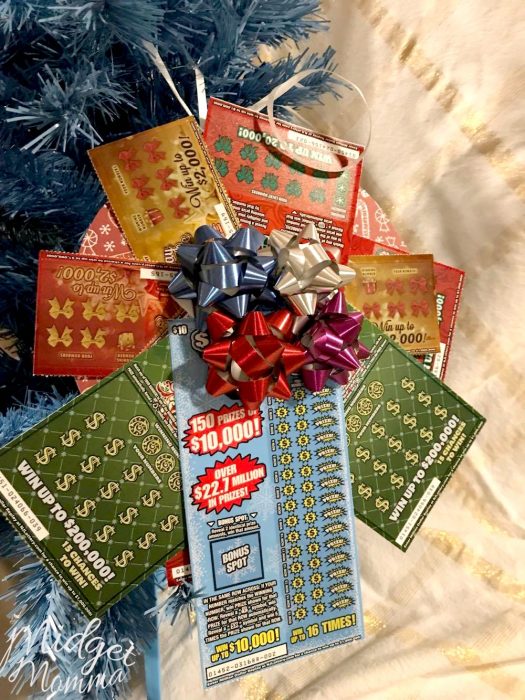 DIY Lottery Ticket Ornament