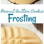 Peanut butter cookie frosting