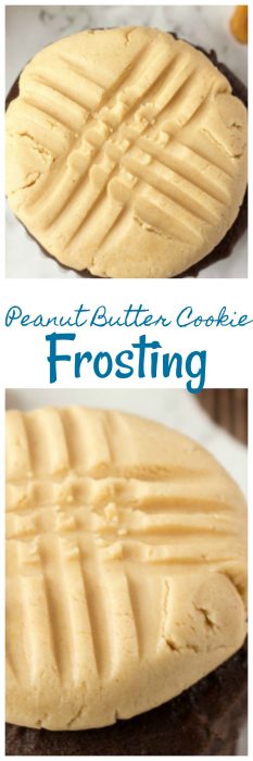 Peanut butter cookie frosting