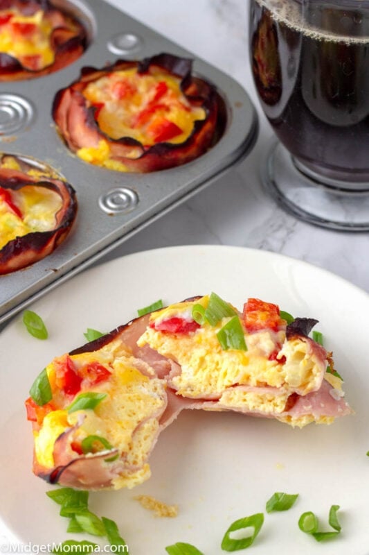 Ham Cheese and Egg Muffin Cups Recipe • MidgetMomma