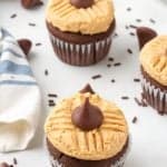 Peanut Butter Blossom Cupcakes