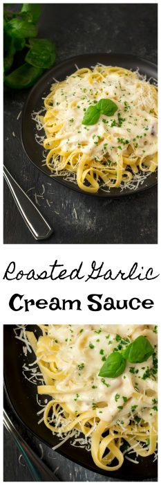 Roasted Garlic Cream Sauce