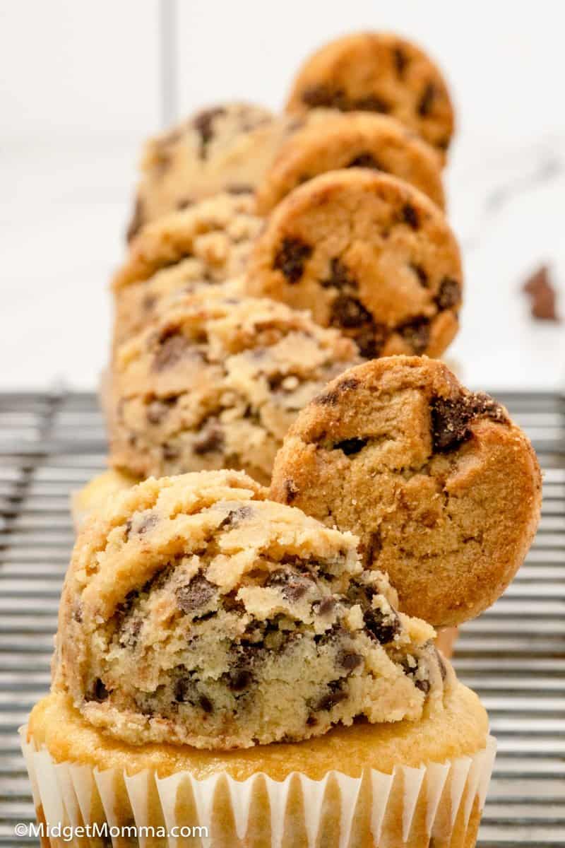 Chocolate Chip Cupcakes close up photo