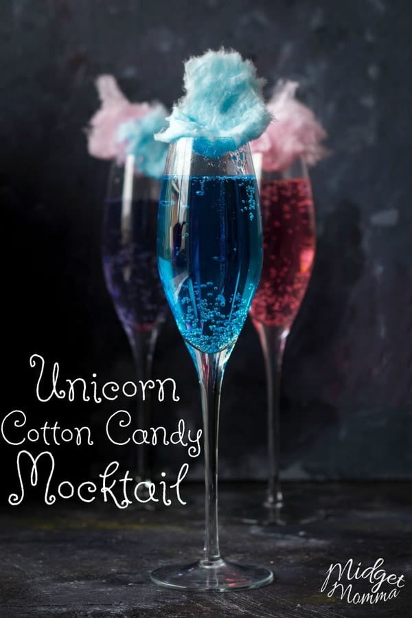 Cotton Candy Edible Glitter Sparkling Wine Cocktail - A Bubbly Life