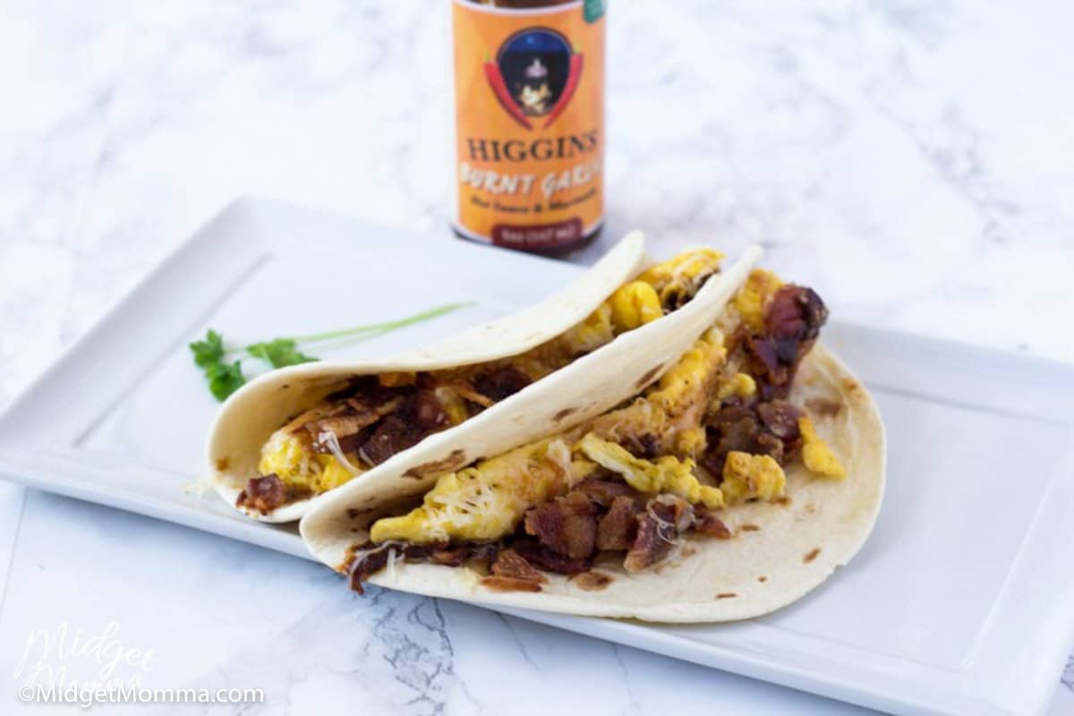 Vermont Style Breakfast Tacos Recipe with Eggs and Bacon