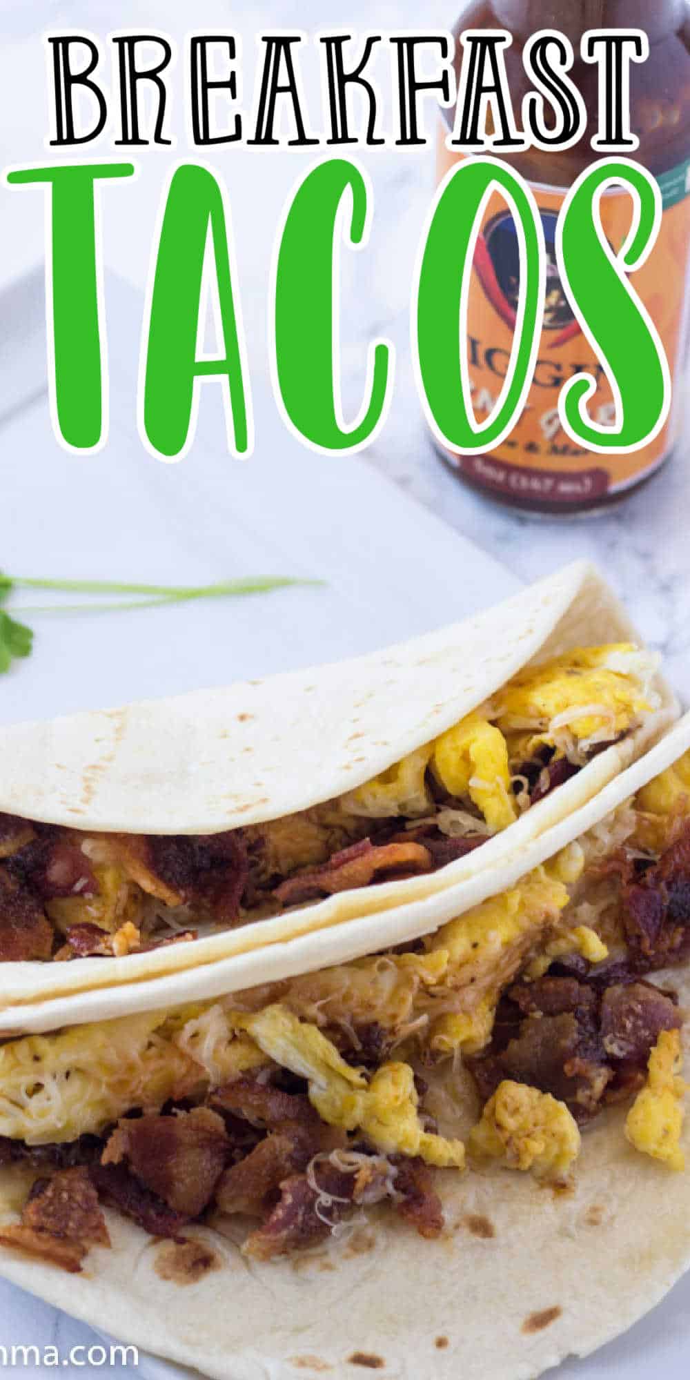Vermont Style Breakfast Tacos Recipe with Eggs and Bacon