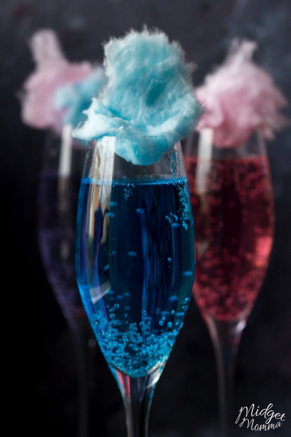 Unicorn Cotton Candy Mocktail