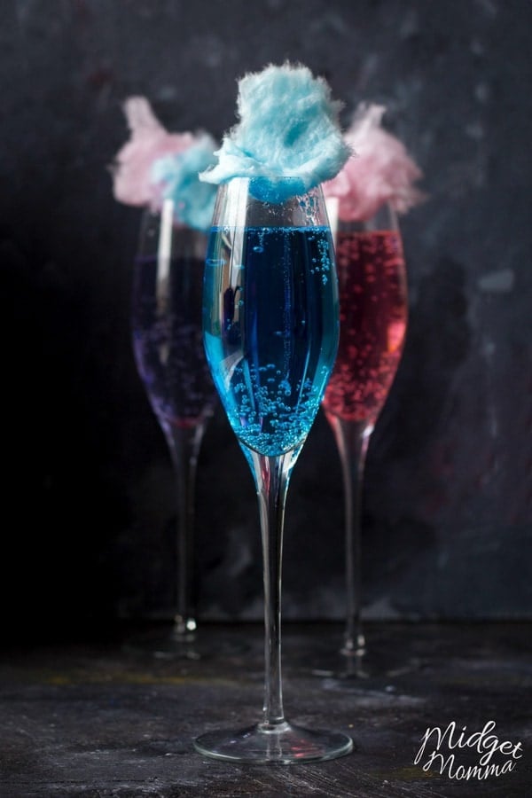 Unicorn Cotton Candy Mocktail